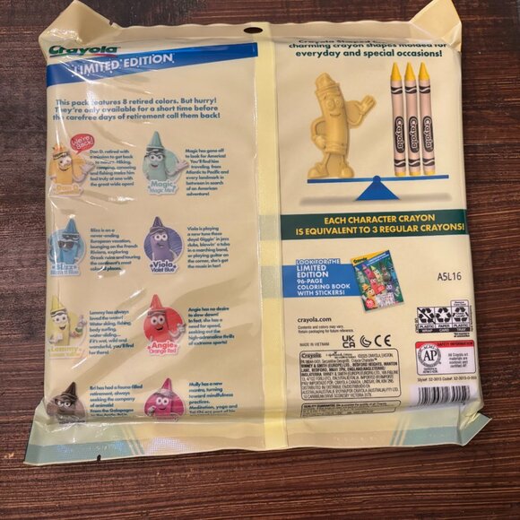 Crayola Limited Edition Collection 2025 Character Crayons Retired Colors RARE - Picture 2 of 4